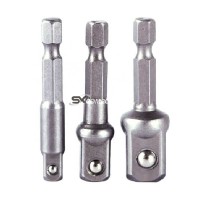 3pcs/set Hex Shank Wrench Drive Power Drill Socket Adapter Extension Bit Adaptor 1/4 3/8 1/2 screwdriver tools hex socket set